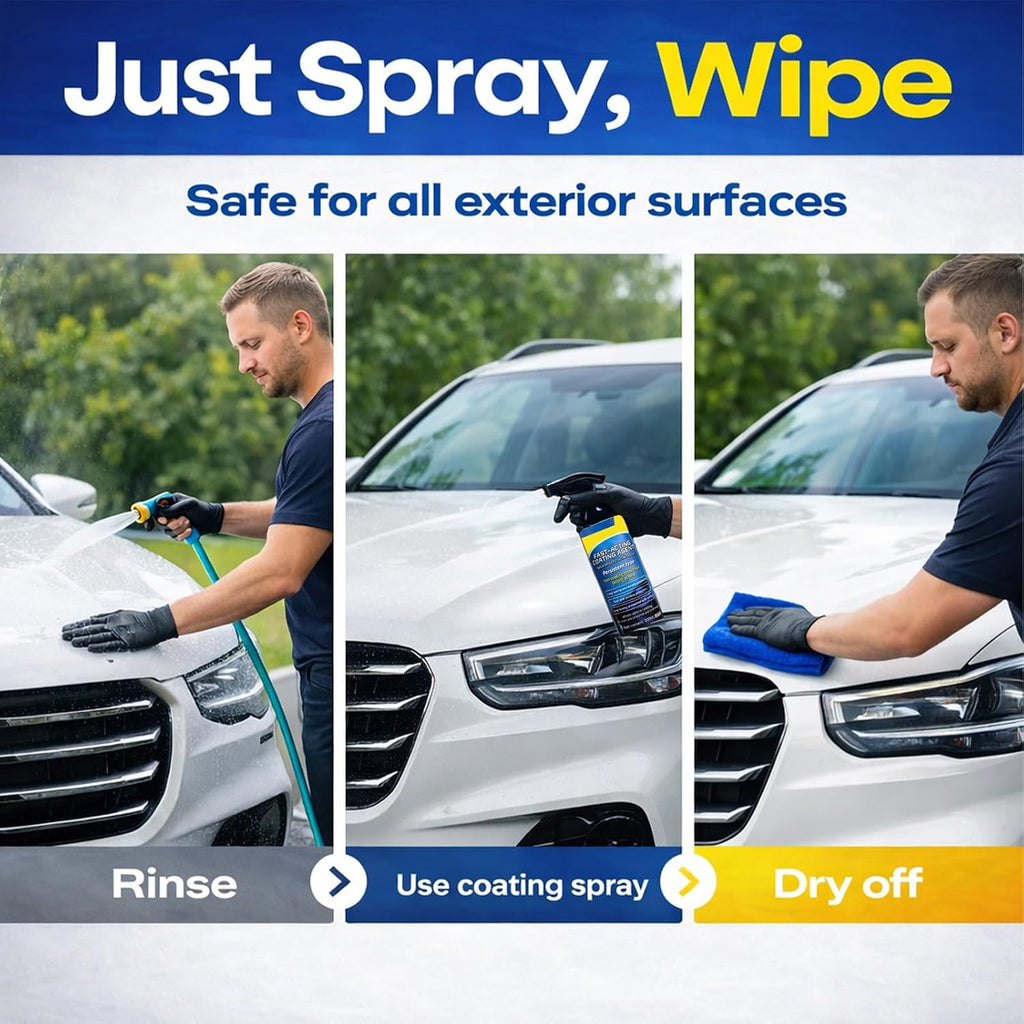 Quick Effect Coating Agent for Cars,Car Ceramic Coating Spray,2026 Upgrade Nano Quick Coat Restore Spray,Extremely