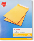 9x12 QuickStrip EasyClose Catalog Envelopes, Brown Kraft, 100ct