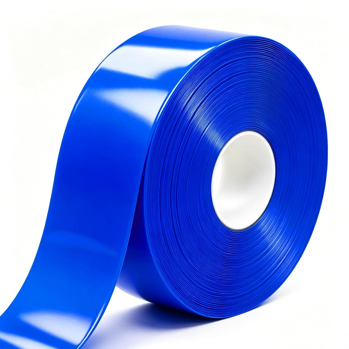 Blue Floor Marking Tape, 1.1mm Extra Thick Industrial Safety Tape, 4 in Width x 100FT, Warning Tape for Warehouse