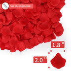 2200 PCS Artificial Fake Rose Petals(Red)