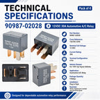 (Pack of 4) Relay 90987-02028 156700-3290