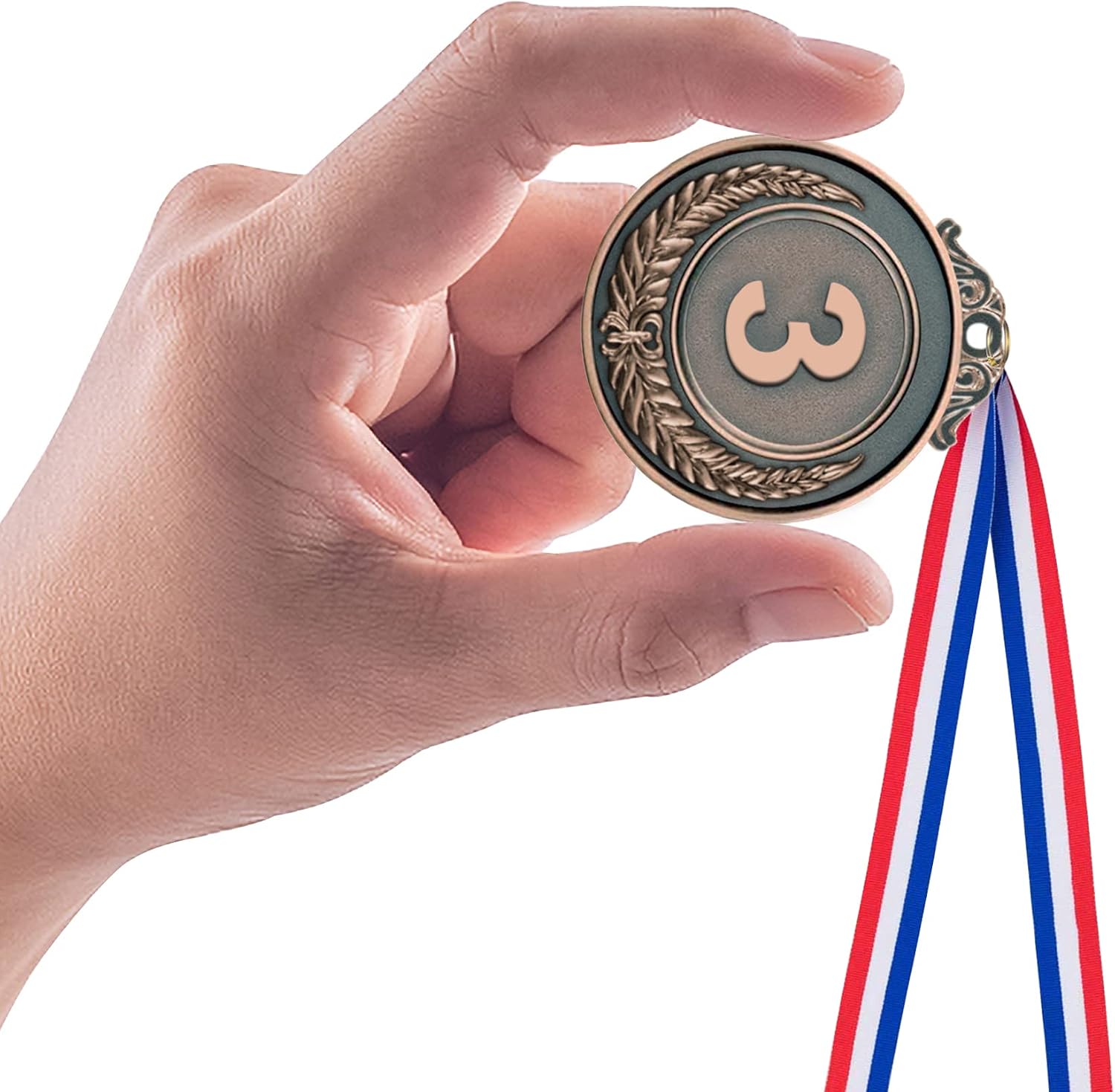 12/24/48/96 Pieces Gold Silver Bronze Award Medals, Olympic Style Winner Medals Gold Silver Bronze Prizes for Sports