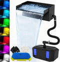 4-Stage Filtration Pond Waterfall Kit with 8-inch Stainless Steel Spillway