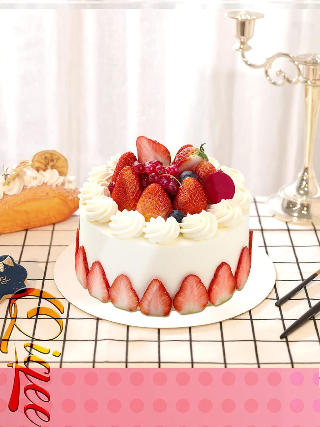8 Inch White Cake Boards Round 40-Packs Circles Rounds Base Food-Grade Cardboard Cake Plate(Thinner But Stronger)