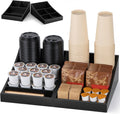 Coffee Station Organizer for Countertop, Condiment Organizer