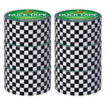 Brand Duck Printed Duct Tape, 6-Roll, Checker (280410_C)
