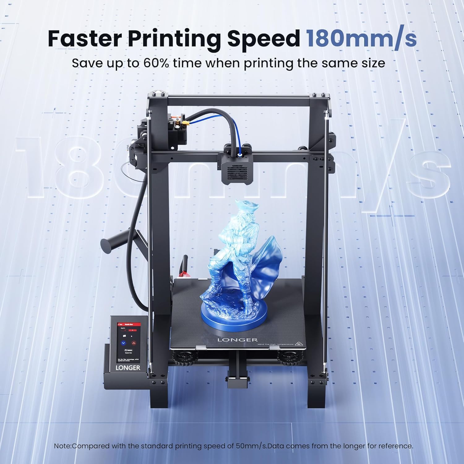 LK5 Pro 3 3D Printer 11.8x11.8x15.7in Large Printing Size FDM 3D Printer Fully Open Source Motherboard Upgrade TMC