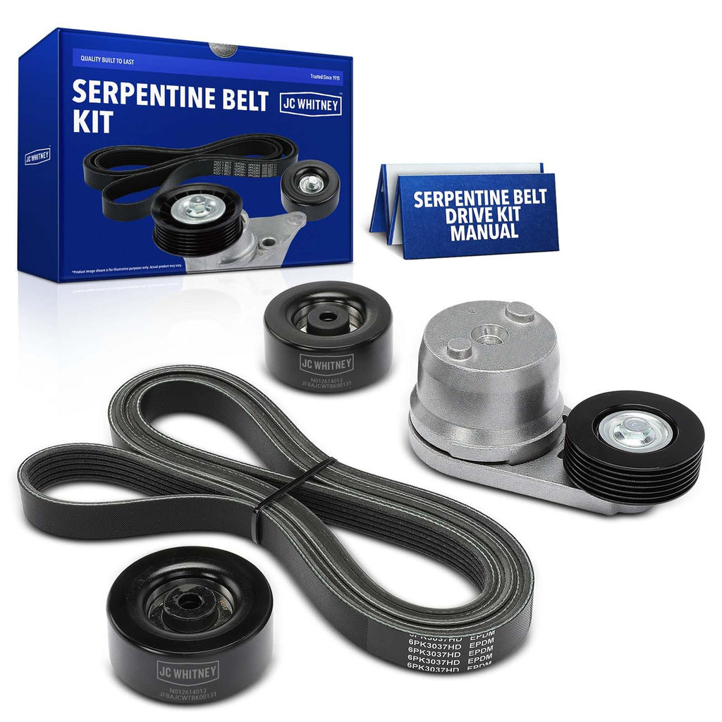 JC Whitney Engine Serpentine Drive Belt Kit