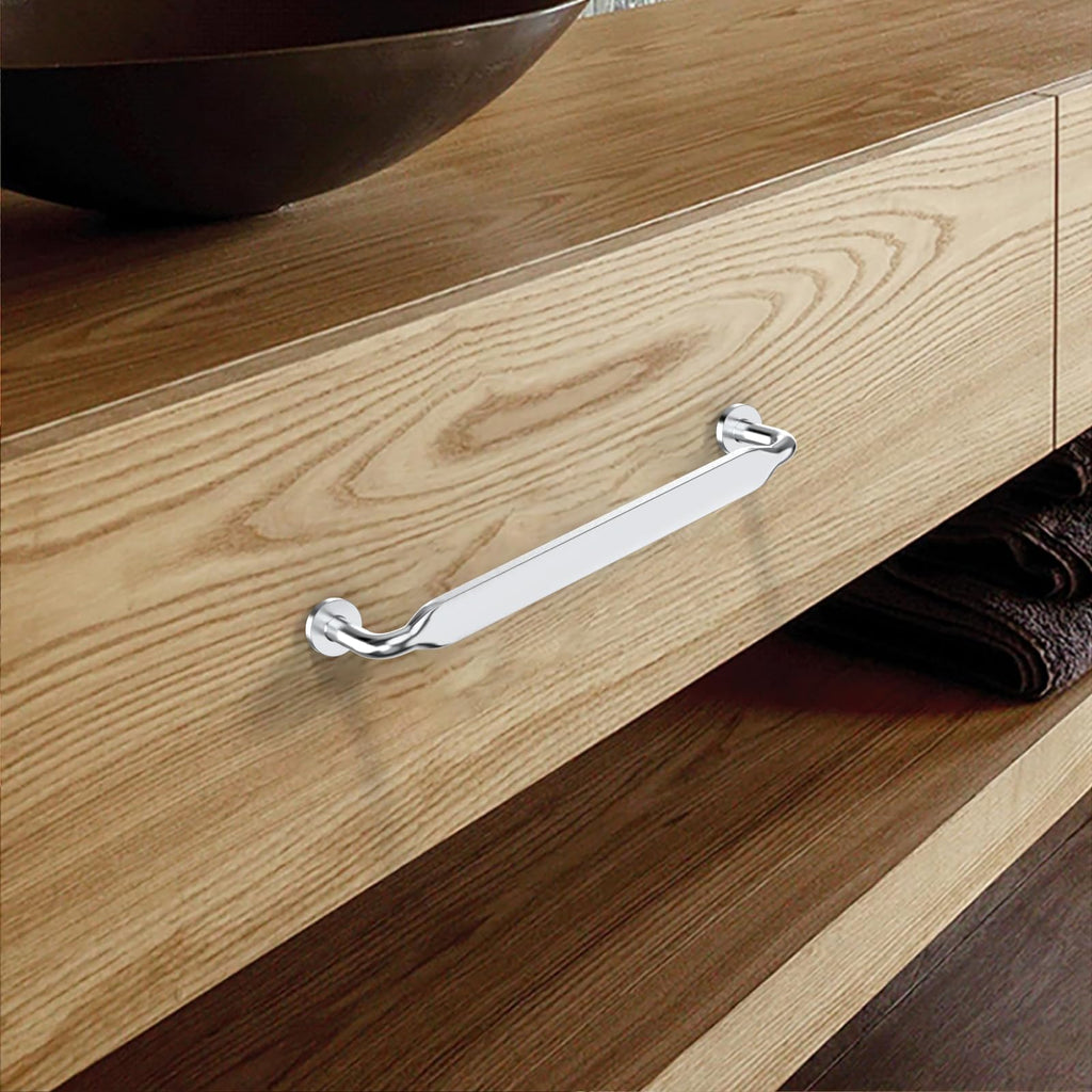 10 Pack 5 inch Polished Chrome Kitchen Cabinet Handles