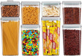 Food Storage Containers Pop Airtight Food Storage Containers with Lids for Kitchen Pantry Organizing Cereal Snack