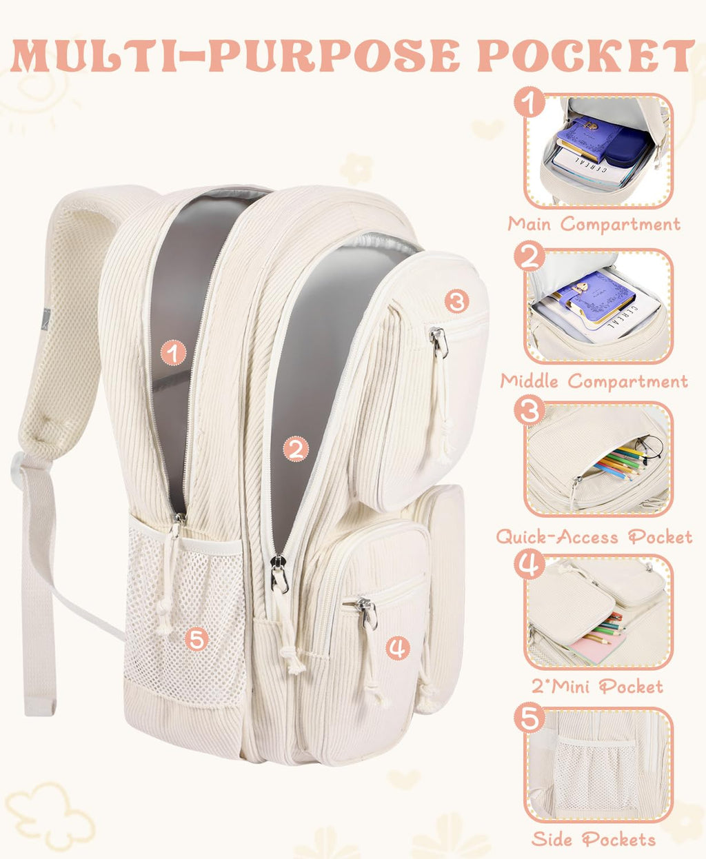 Kids Backpack School Bag for Girls Boys Kindergarten Kid Backpacks
