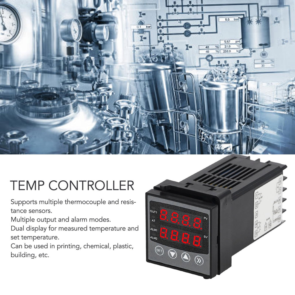 Aumotop PID Temperature Controller with Dual Display