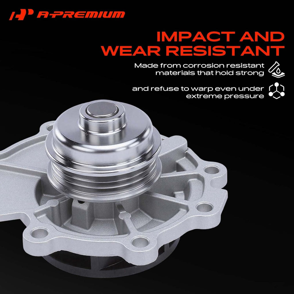 A-Premium Engine Water Pump (3.0L) Compatible with Ford, Mazda, Mercury