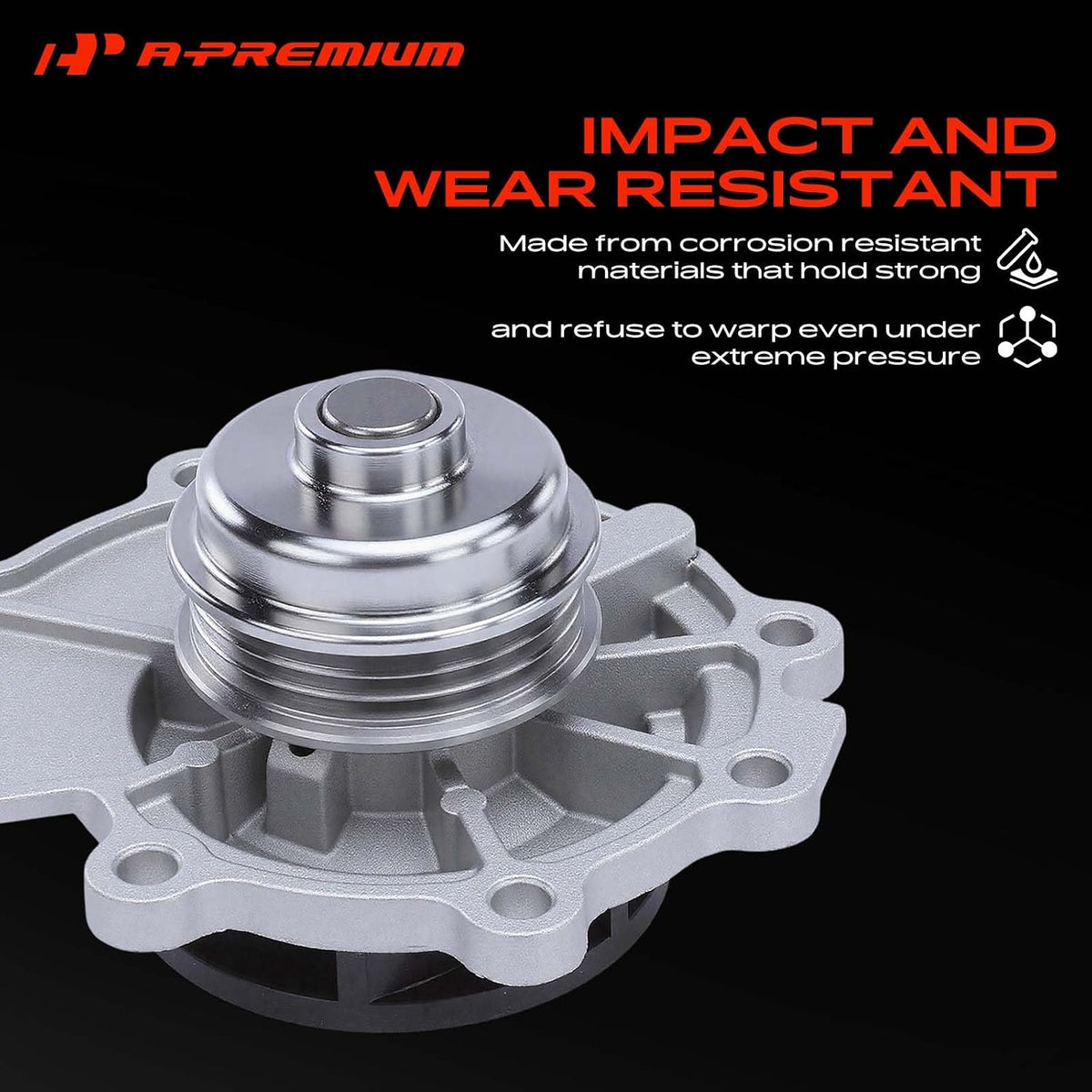 A-Premium Engine Water Pump (3.0L) Compatible with Ford, Mazda, Mercury