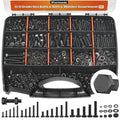 12.9 Grade Bolts and Nuts Assortment, 960pcs M4-M8 Hex Bolt Nut Washers Kit