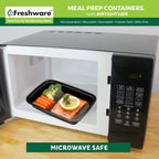 Meal Prep Containers [50 Pack] 1 Compartment with Lids, Food Storage Containers, Bento Box, BPA Free, Stackable