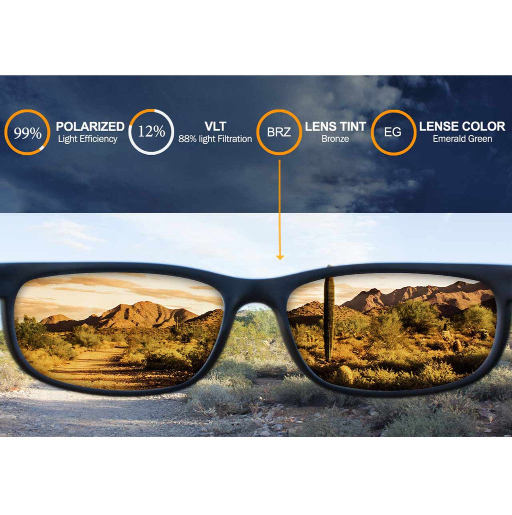 Polarized Replacement Lenses For Costa Bloke (Green Mirror)