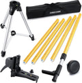 12 Ft./3.7M Professional Laser Level Pole with Tripod and 1/4-Inch by 20-Inch Laser Mount for Rotary and Line Lasers