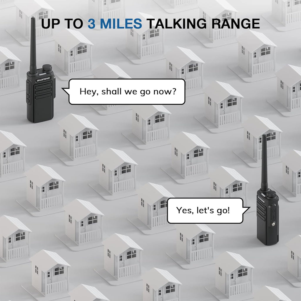 MP31 GMRS Handheld Radios, Waterproof Walkie Talkies, 2 Pack | USB-C Rechargeable, NOAA, Long Range Repeater Capable