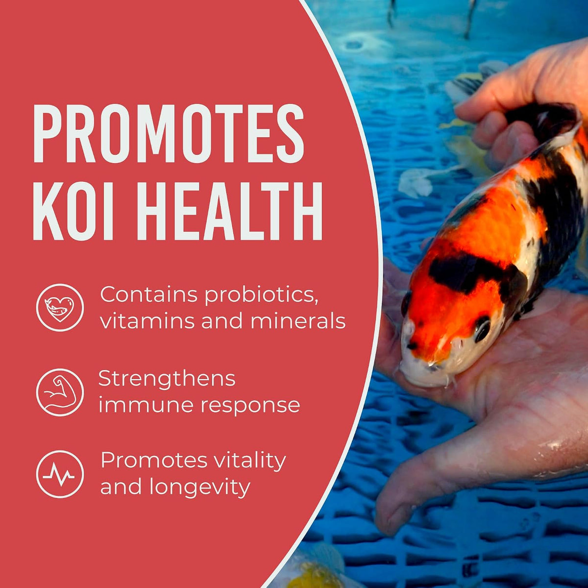 Blue Ridge Koi Platinum Pro 41% Protein Fish Food, 3/16" Pellets, 14 lb