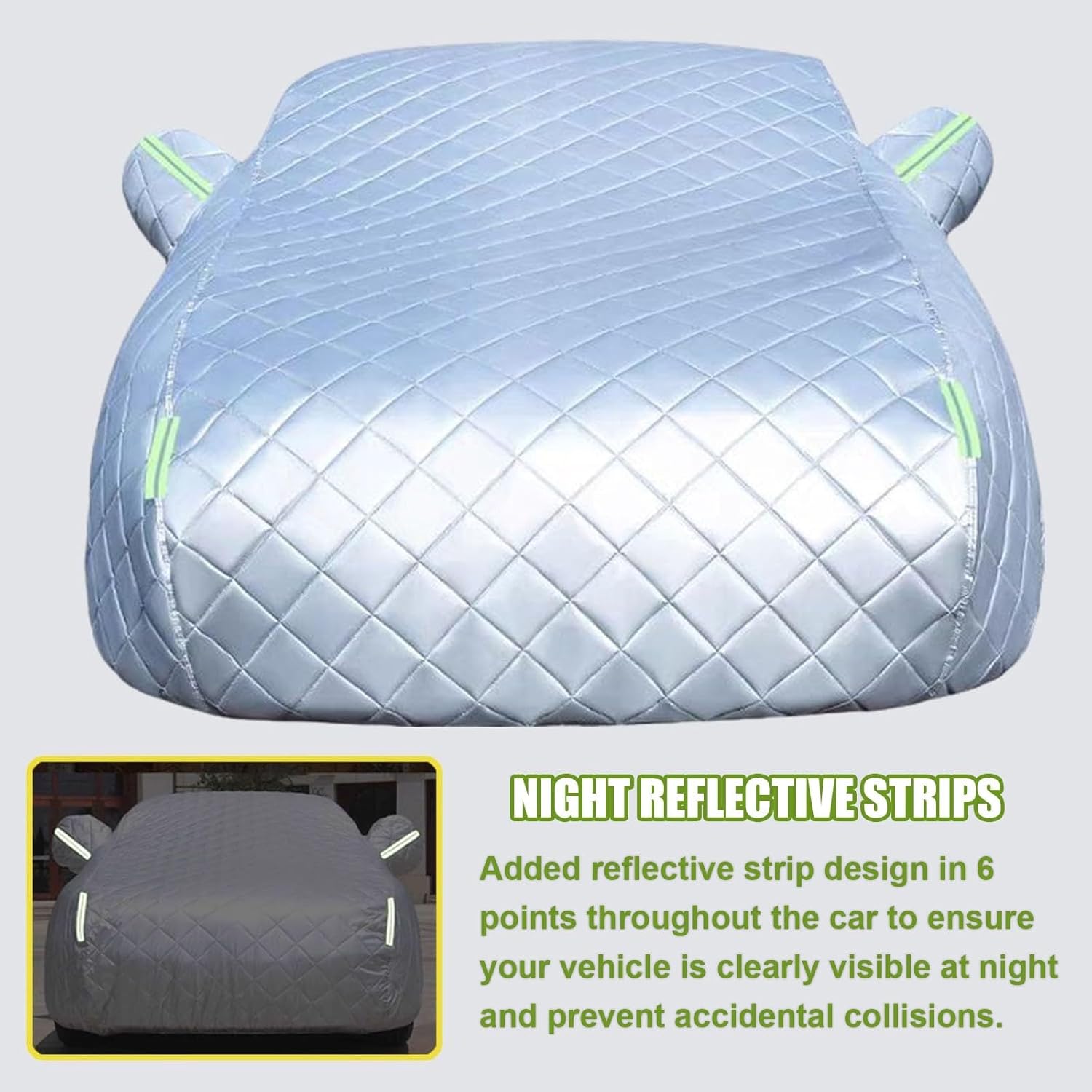 Winter Car Cover Hail Protection Padded for Volkswagen Golf 3 Cabrio 1993-2002 Multi-Layered Anti Hail Thickened