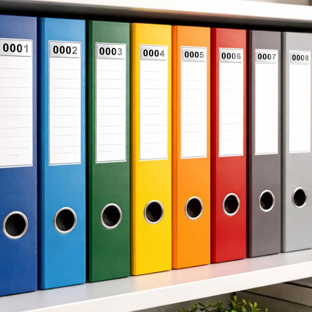 1.57x0.79 Numbered Stickers 0001‑2000 Inventory Labels