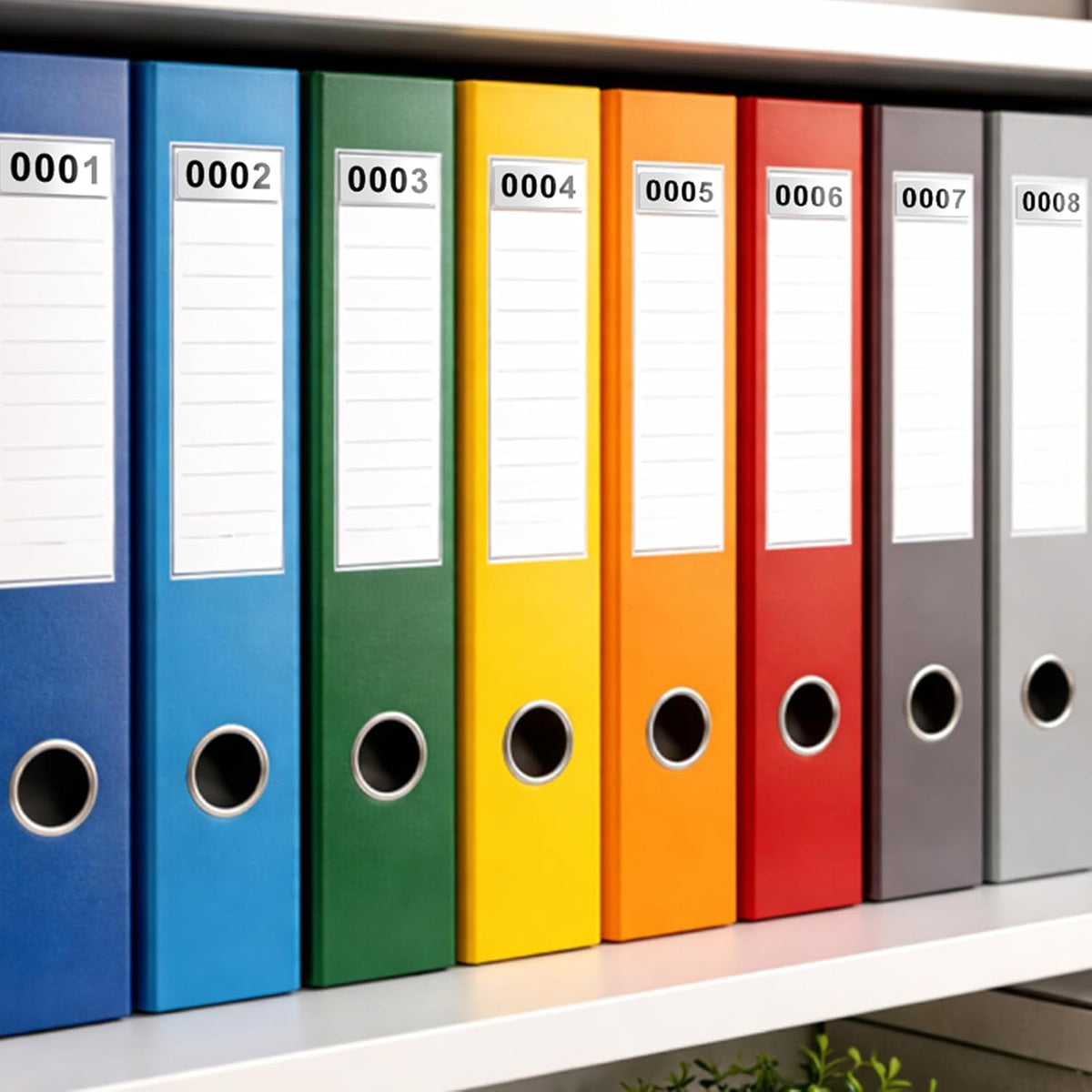 1.57x0.79 Numbered Stickers 0001‑2000 Inventory Labels