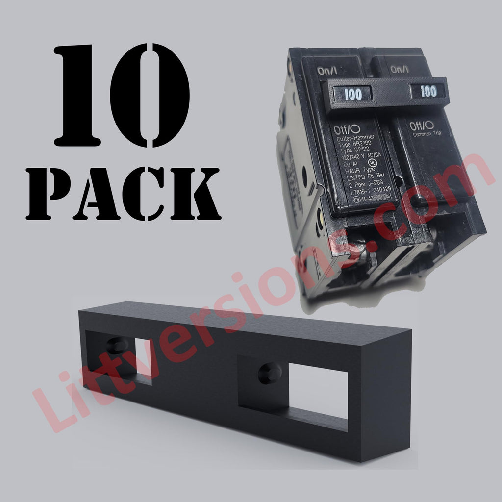 Littversions 10 Pack Handle Tie Join 2 Single Pole Eaton Cutler Hammer Breakers Common Trip BRHT BR Load Center & BR Circuit Breakers