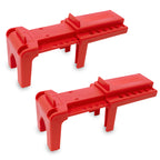 Adjustable Ball Valve Lockout, 1/2 to 4-1/4 inch Pipe Dia, 2 Pack