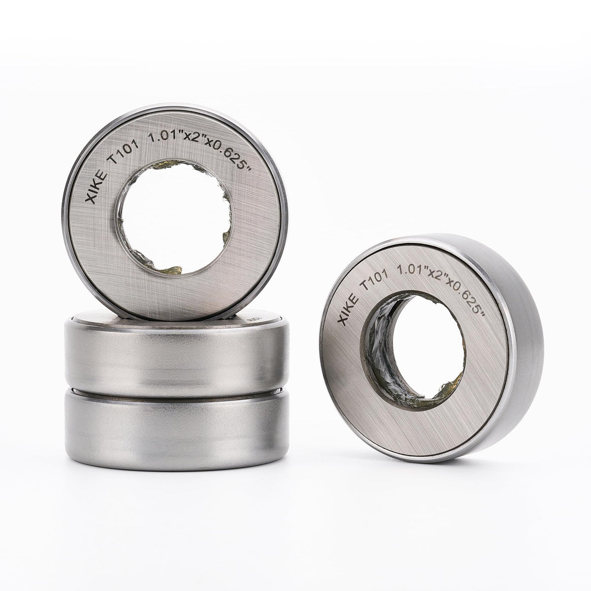 XIKE T101 Thrust Tapered Roller Bearing, 1.01" Bore (4-Pack)