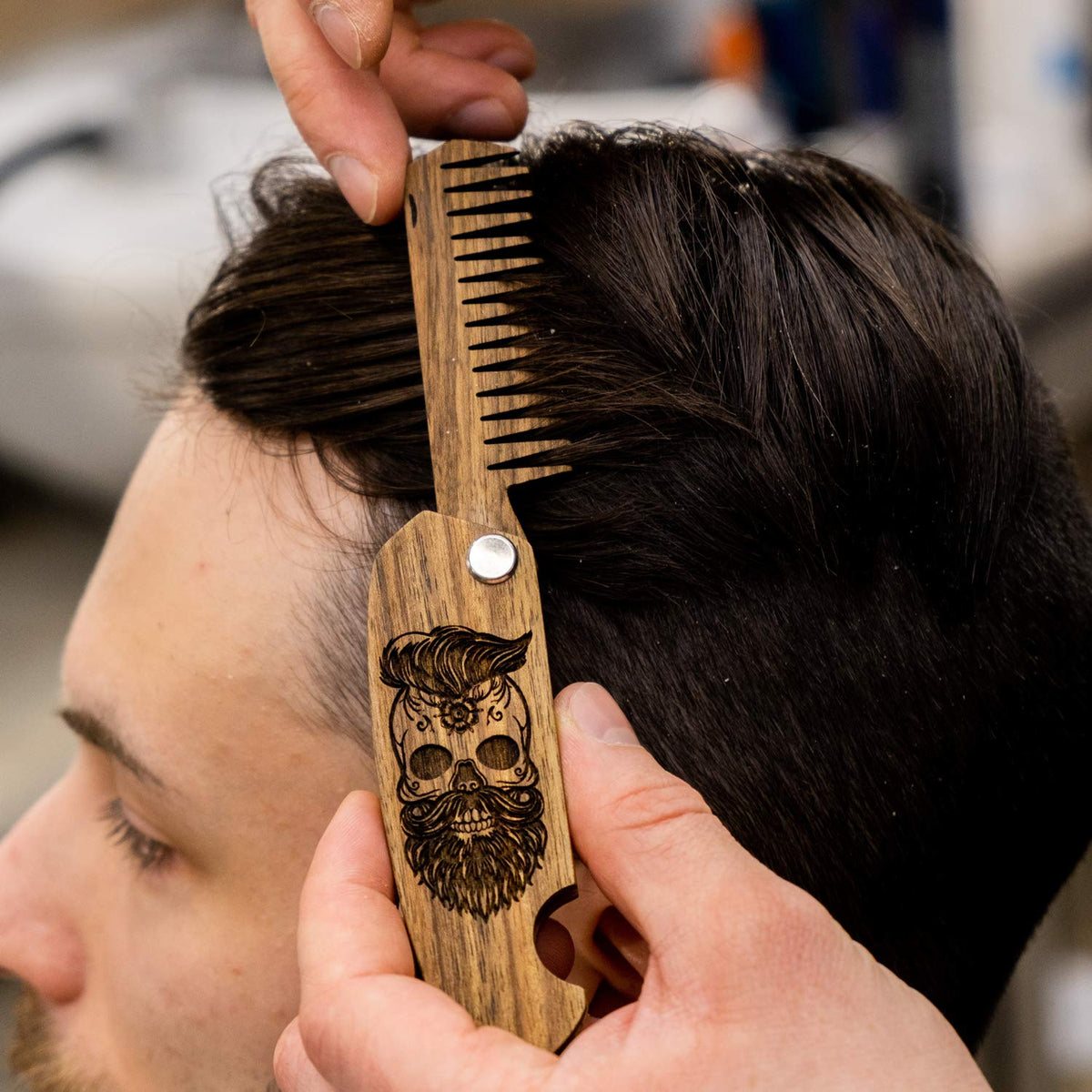 Beard Comb Gifts for Him (Skull)
