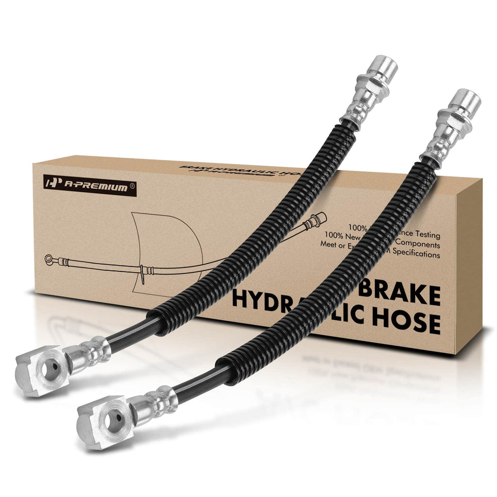 A-Premium Front Brake Hydraulic Hose Compatible with Chevy, GMC