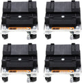 Plow Pusher Storage Dolly Set for ATV/UTV Snow Plow Blade – Heavy-Duty 6061-T6 Aluminum, 1,050 lb Capacity (4 Pack)