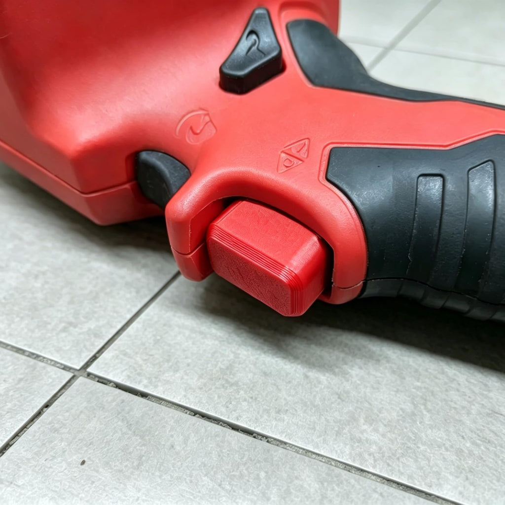 Replacement Trigger Button for Milwaukee M12 Pipe Shear, Tool Switch Button Repair Part, Workshop and Plumbing Accessory (RED)