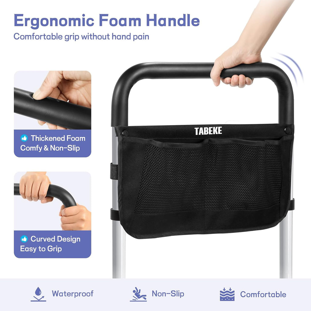 Bed Rails for Elderly Adults, Adjustable Bed Assist Rails for Seniors, Portable Bed Support Bar Mobility Assistant