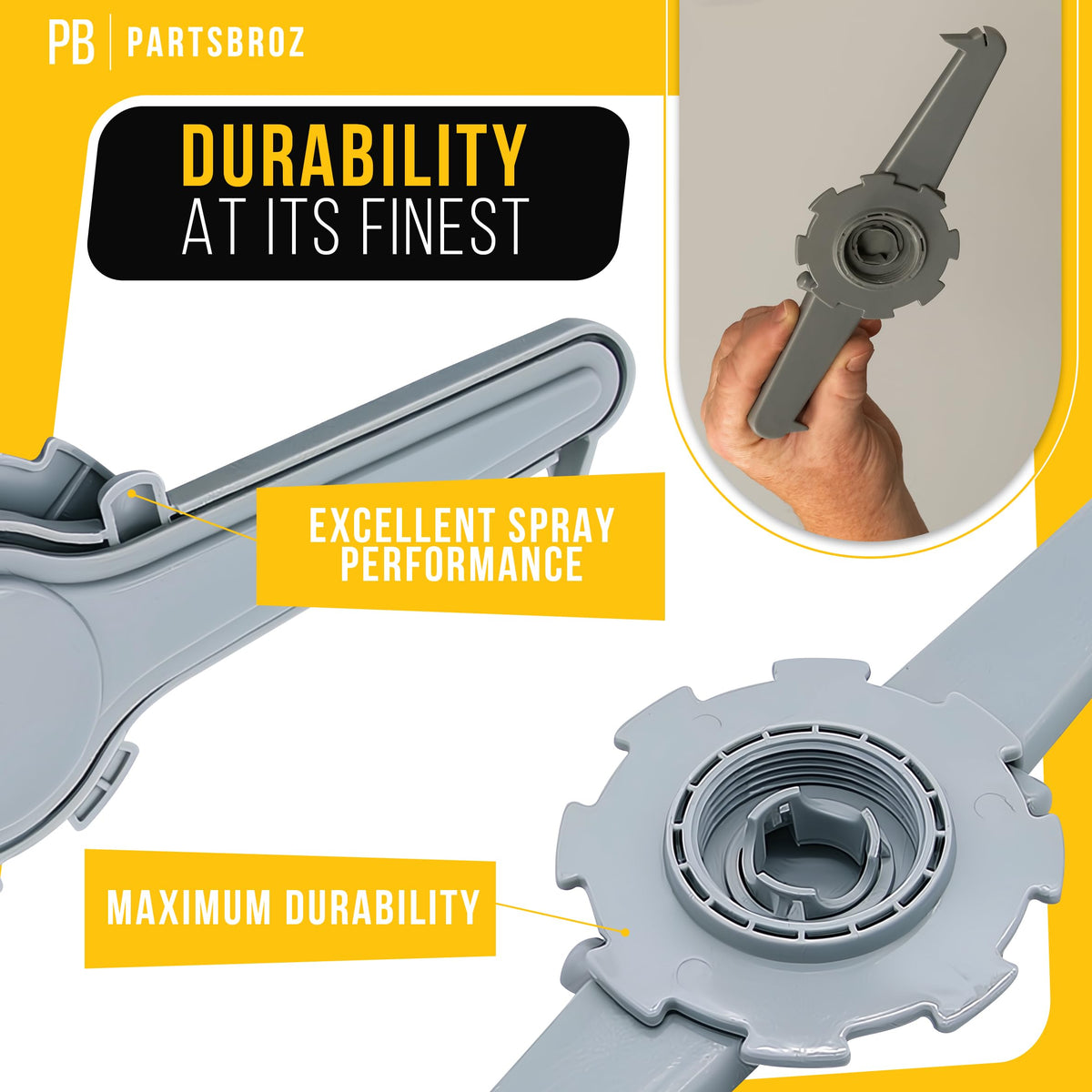 Dishwasher Spray Arm for Frigidaire FFBD2409LB0A