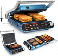 7-in-1 Panini Press Sandwich Maker, Electric Indoor Grill