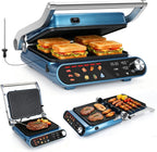 7-in-1 Panini Press Sandwich Maker, Electric Indoor Grill