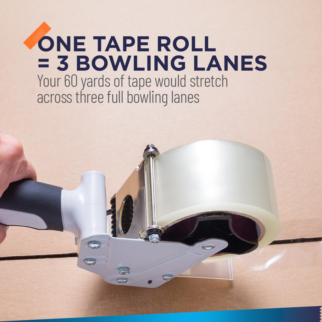 Heavy Duty Packing Tape 12 Rolls, Total 720Y, Clear 2.7 mil, 1.88 inch x 60 Yards, Ultra Strong, Refill for Packaging