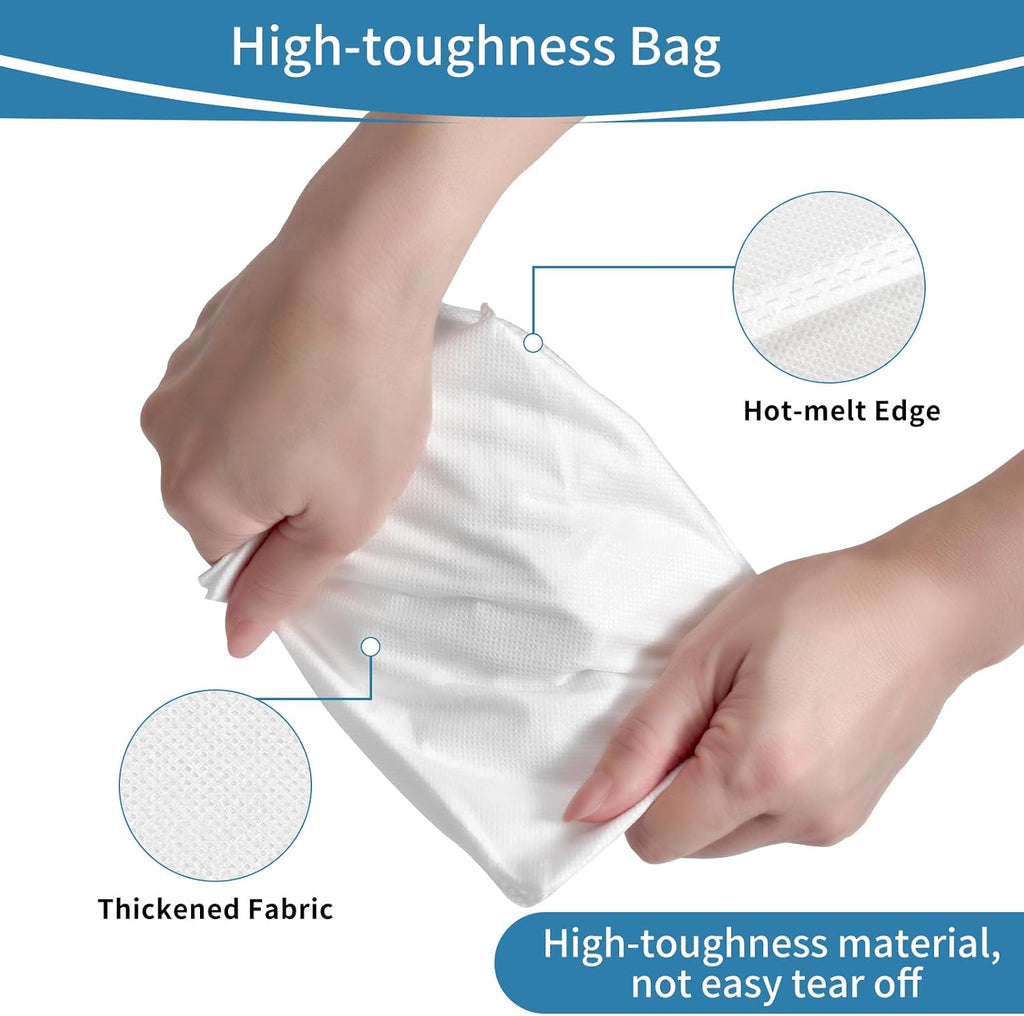 12 Bags + 4 Belts Vacuum Bags Compatible with Kirby Vacuum Cleaner Bags, Solid Cloth Dust Bag Fit All Kirby