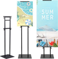 Poster Stand for Display, Adjustable Heavy Duty Poster Board Stand | 1 Pack Pedestal Floor Sign Holder Stand, Height