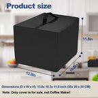 NUENSS-ROR Cover for Gevi Compact Super Automatic Espresso Machine (Black)