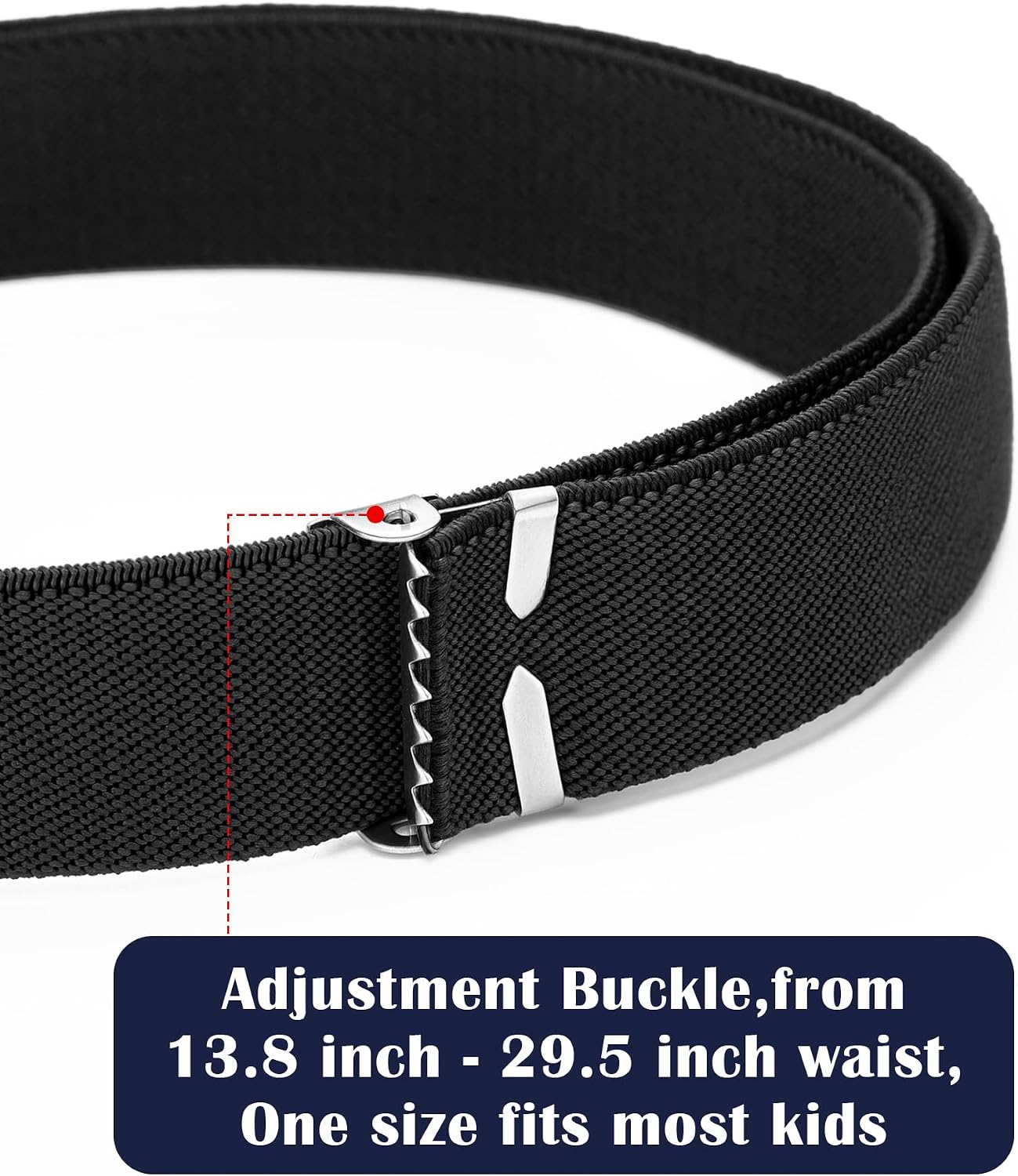 4 Pcs Kids Buckle Belt Kid Adjustable Elastic Belt Boy Stretch Belt for Children Favor