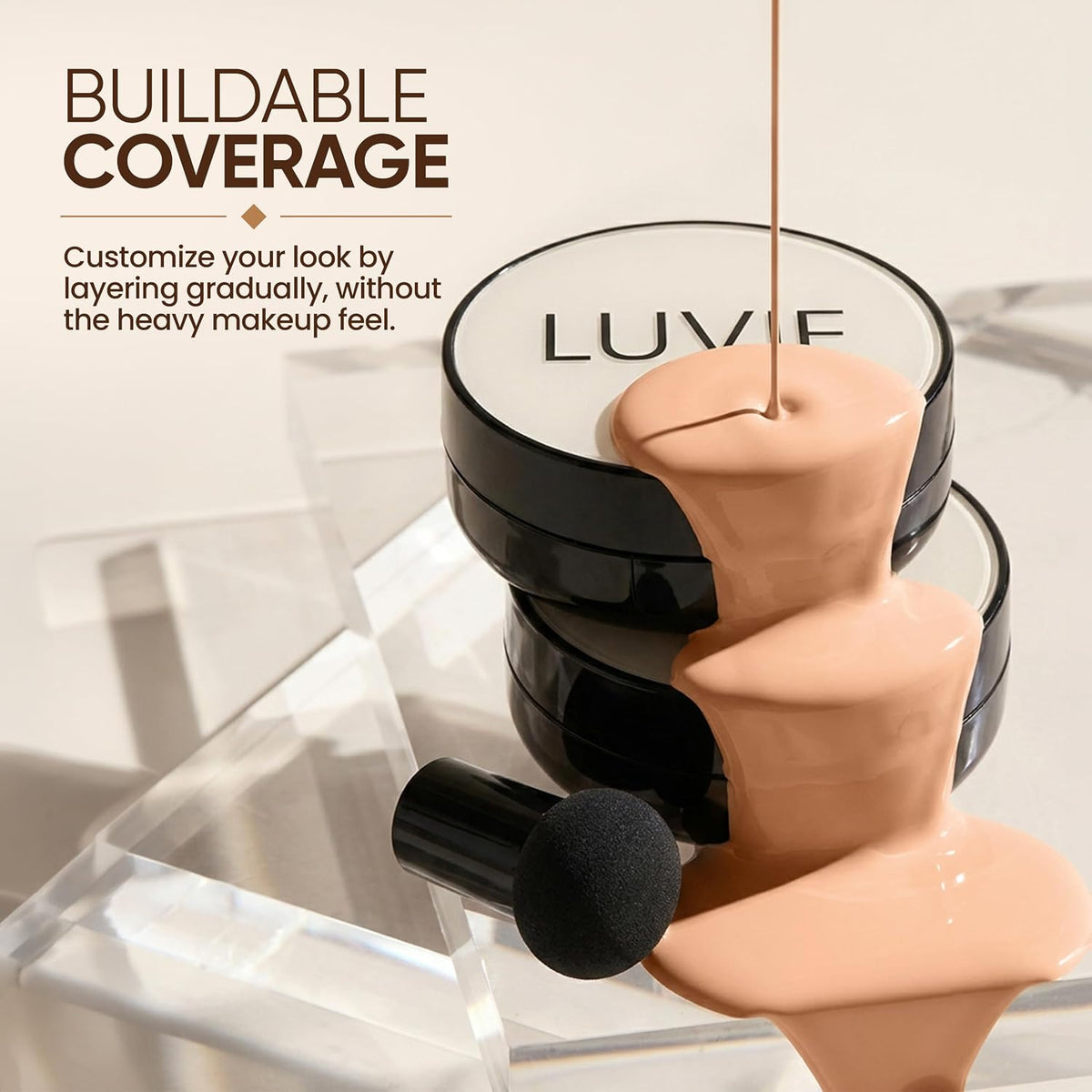 Glow Foundation for Mature Skin - Cushion Foundation - Warm