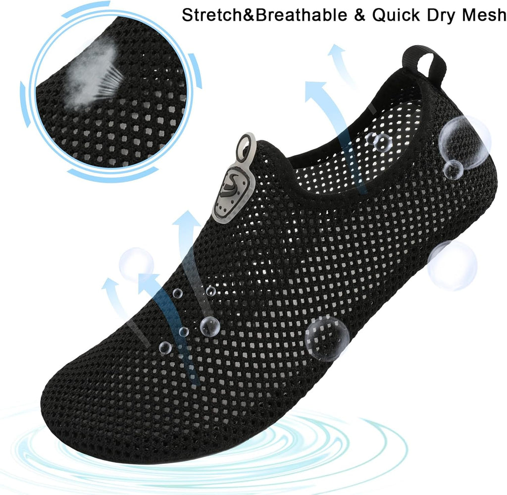 Womens Mens Water Shoes Quick Dry Beach Swim Shoes Barefoot Aqua Socks Outdoor Sand Socks for Pool River Diving