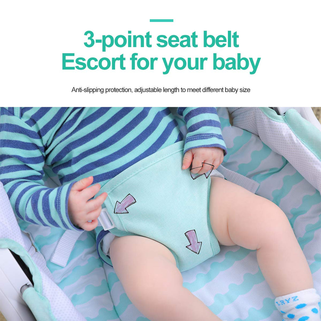3-in-1 Baby Bouncers, Can sit and Lie Down, Brilliant Bouncer,Rocking Bouncer, Soothing Vibration, 3rd Gear