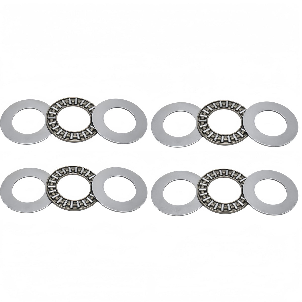 DEEG 4PCS AXK2035 2AS Needle Roller Thrust Bearings 20x35x4mm