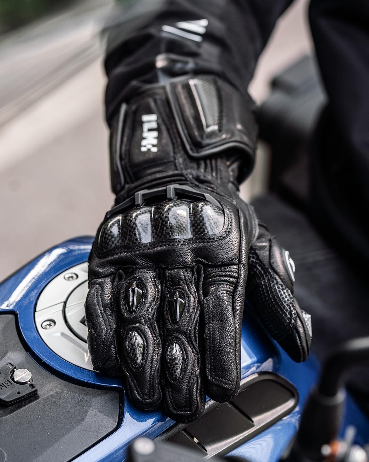 Air Flow Leather Motorcycle Gloves for Men and Women Model GRC01L | 0