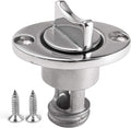 Oval Garboard Drain Plug,Marine 316 Stainless Steel Drain Plug Fits 1" Hole