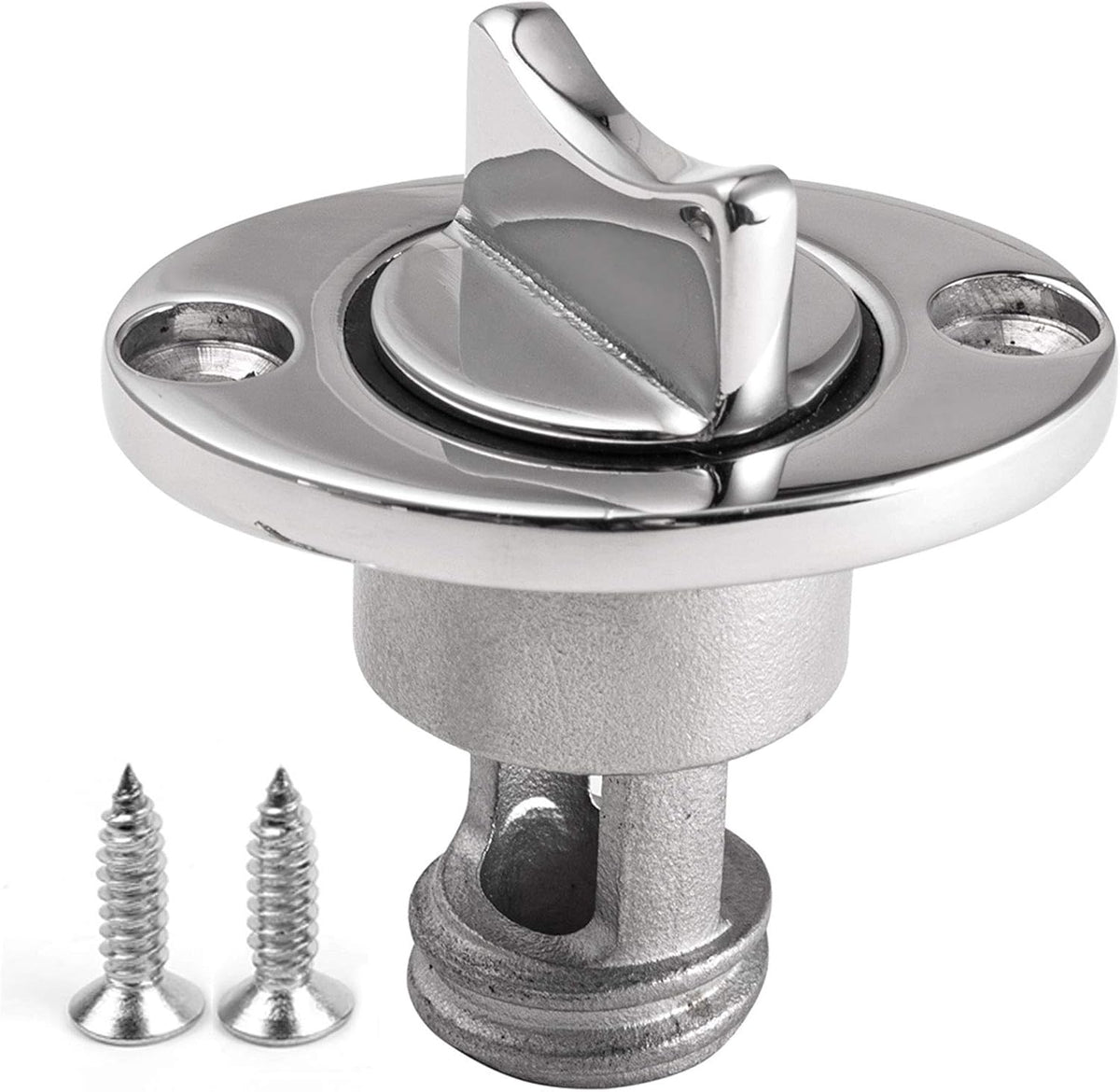 Oval Garboard Drain Plug,Marine 316 Stainless Steel Drain Plug Fits 1" Hole